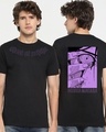 Shop Men's Black The Ghost Graphic Printed T-shirt-Front
