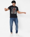 Shop Men's Black The Invincible Iron Man Marvel Official T-shirt (Glow In The Dark)-Full