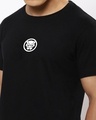 Shop Men's Black The King Graphic Printed T-shirt