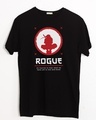 Shop Men's Black The Rogue Ninja Printed T-shirt-Front