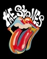 Shop Men's Black Thestones Graphic Printed Oversized T-shirt
