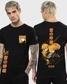 Shop Men's Black Thunder Breathing Zenitsu Graphic Printed T-shirt-Front