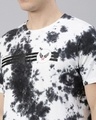 Shop Men's Black Tie & Dye T-shirt & Pyjama Set