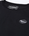 Shop Men's Black Tiger Back Graphic Printed Oversized T-shirt