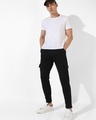 Shop Men's Black Track Pants-Design