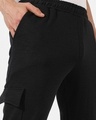 Shop Men's Black Track Pants-Full