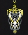 Shop Men's Black Trickster Loki Graphic Printed Oversized T-shirt