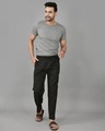 Shop Men's Black Casual Pants-Design