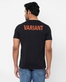 Shop Men's Black TVA Variant Marvel Official Typography T-shirt-Design