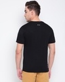 Shop Men's Black Typography T-shirt-Full