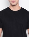 Shop Men's Black Typography T-shirt