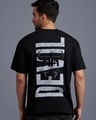 Shop Men's Black Typography T-shirt