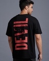 Shop Men's Black Typography T-shirt