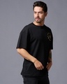 Shop Men's Black Typography T-shirt