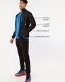 Shop Men's Black Typography Performance Jacket-Full
