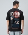 Shop Men's Black Uchiha Brothers Graphic Printed Oversized T-shirt