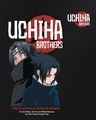 Shop Men's Black Uchiha Brothers Graphic Printed Oversized T-shirt