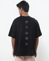 Shop Men's Black Valhalla Graphic Printed Oversized T-shirt-Design