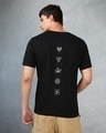 Shop Men's Black Valhalla Typography T-shirt-Design