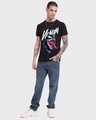 Shop Men's Black Venom Scream Graphic Printed T-shirt-Full