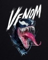 Shop Men's Black Venom Scream Graphic Printed T-shirt