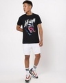 Shop Men's Black Venom Scream Graphic Printed T-shirt-Full