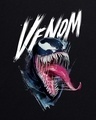 Shop Men's Black Venom Scream Graphic Printed T-shirt