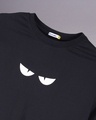 Shop Men's Black Villan-Con Typography Oversized T-shirt