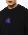 Shop Men's Black Wakanda Forever Graphic Printed Oversized T-shirt