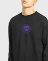 Shop Men's Black Wakanda Forever Graphic Printed Oversized T-shirt