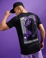 Shop Men's Black Wakanda Forever Graphic T-shirt-Front