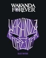 Shop Men's Black Wakanda Forever War Cry Graphic Printed Oversized T-shirt