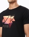 Shop Men's Black Wander Geometry T-shirt