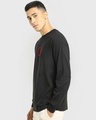 Shop Men's Black Warriors Graphic Printed Oversized T-shirt-Full