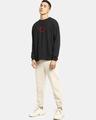 Shop Men's Black Warriors Graphic Printed Oversized T-shirt