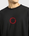 Shop Men's Black Warriors Graphic Printed Oversized T-shirt