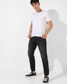 Shop Men's Black Washed Jeans-Design