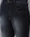 Shop Men's Black Washed Slim Fit Jeans