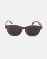 Shop Men's Black Wayfarer Polarised Lens Sunglasses-Design