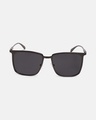 Shop Men's Black Wayfarer Polarised Lens Sunglasses-Design