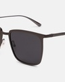 Shop Men's Black Wayfarer Polarised Lens Sunglasses