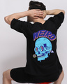 Shop Men's Black Weird Graphic Printed Oversized Co-ord Set-Full