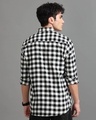 Shop Men's Black & White Checked Shirt-Full