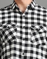 Shop Men's Black & White Checked Shirt
