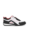 Shop Men's Black & White Color Block Sneakers-Design