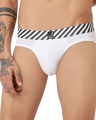 Shop Pack of 2 Men's Black & White Graphic Printed Cotton Briefs-Full