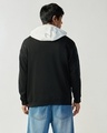 Shop Men's Black & White Avatar Graphic Printed Oversized Hoodies-Full