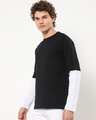 Shop Men's Black & White Oversized T-shirt-Design