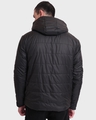 Shop Men's Black & White Reversible Oversized Plus Size Puffer Jacket-Full