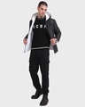 Shop Men's Black & White Reversible Oversized Plus Size Puffer Jacket